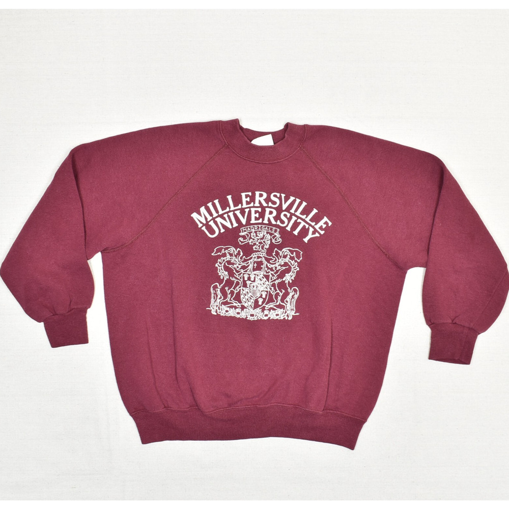 Bassett-Walker Women Sweatshirt Cotton Blend Red Size XL Millersville University